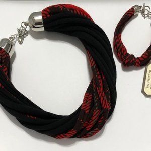 Layered Infinity T-Shirt Scarf Set Twist and Wear